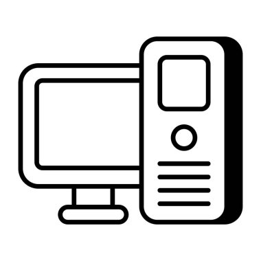 Bilgisayarın modaya uygun vektör tasarımı