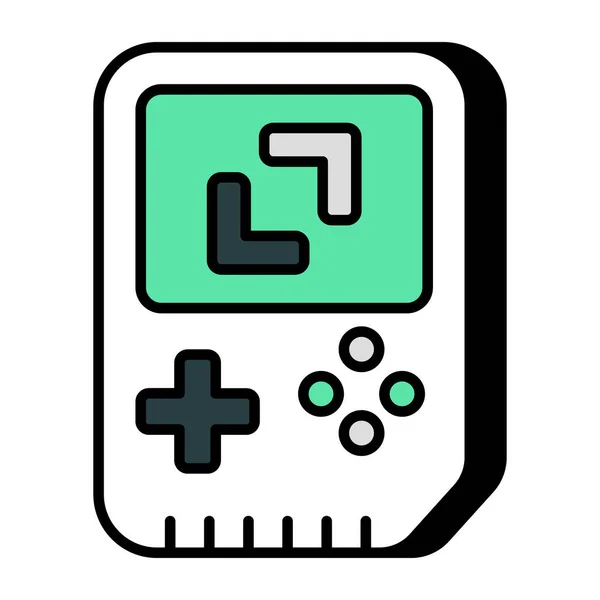 Brick Game Icon Editable Vector — Stock Vector