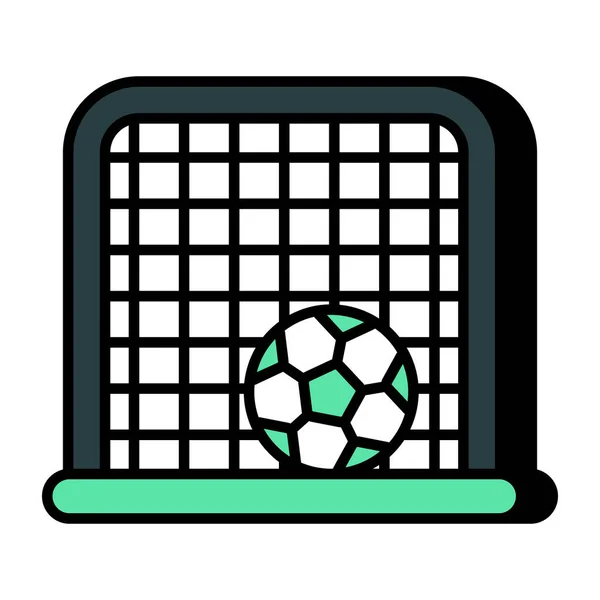 Gry Premium Pobierz Ikonę Piłki Nożnej Gry — Wektor stockowy