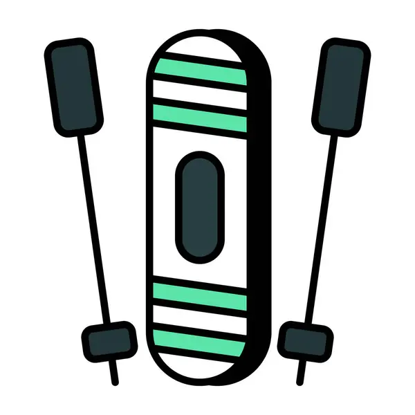 スキーアクセサリーのアイコンデザイン — ストックベクタ