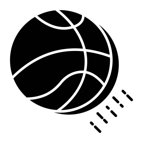 Icono Diseño Editable Del Baloncesto — Vector de stock