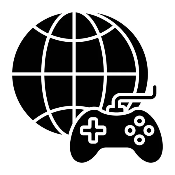 Ícone Design Exclusivo Jogos Globais — Vetor de Stock
