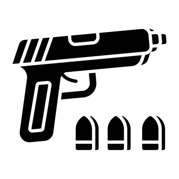 Premium Ikone Der Pistole Herunterladen — Stockvektor