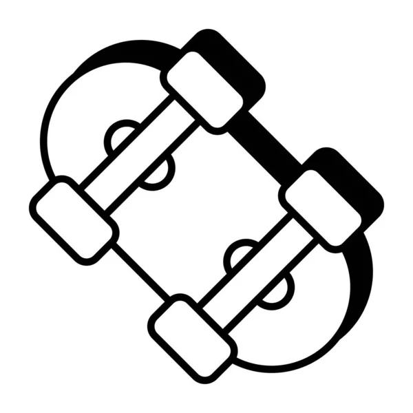 Иконка Дизайна Скейтборда — стоковый вектор