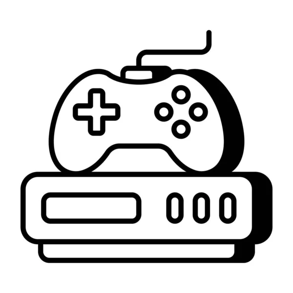 ゲームパッドのモダンなデザインアイコン — ストックベクタ