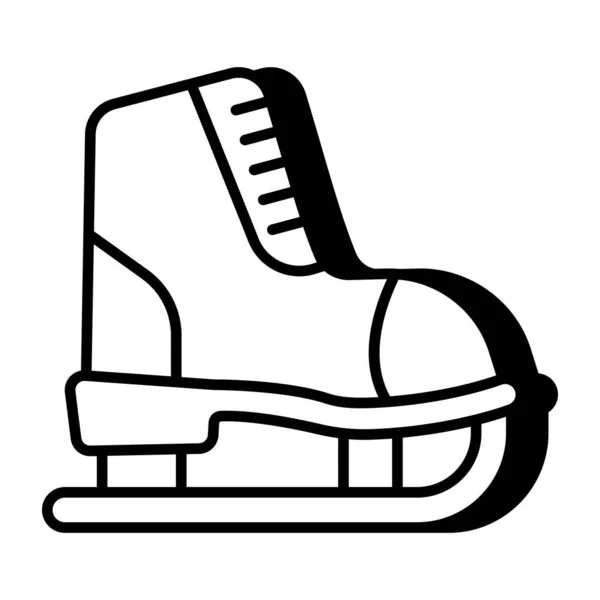 Desain Vektor Dari Ice Skate - Stok Vektor
