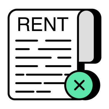 Kirasız kağıdın modern tasarım simgesi