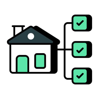 Ev ağlarının mükemmel tasarım simgesi