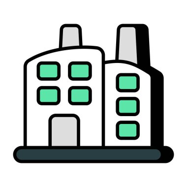 Ticari yapının modern tasarım simgesi