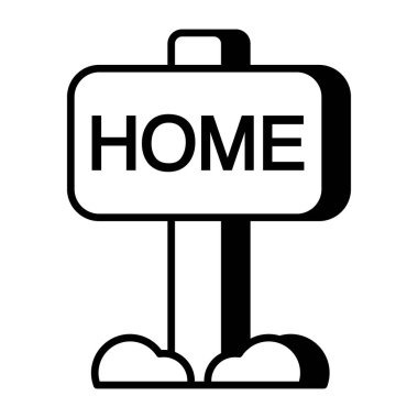 Ev panosunun premimium indirme simgesi