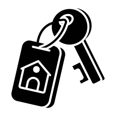 Ev anahtarının yaratıcı tasarım simgesi
