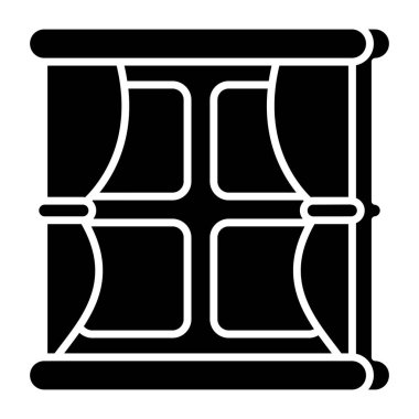 Editable design icon of window