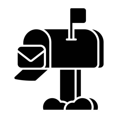 Trendy vector design of letterbox