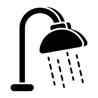 Unique design icon of shower