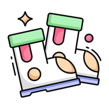 Uzay ayakkabılarının premium indirme simgesi