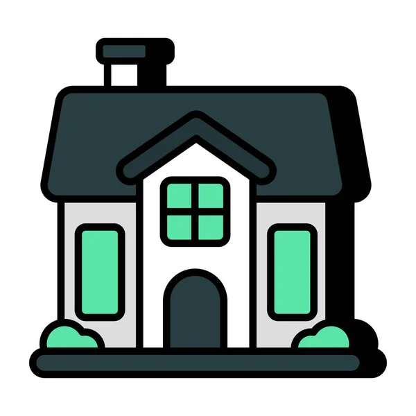 Perfect Design Icon Home Building — Stock Vector