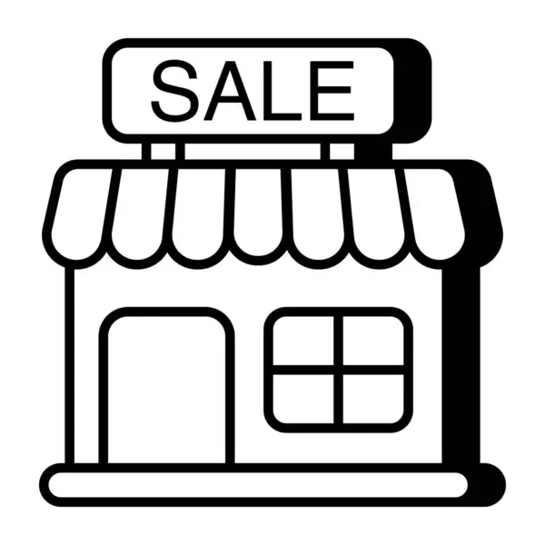 Modern Design Icon Shop Sale — Stock Vector