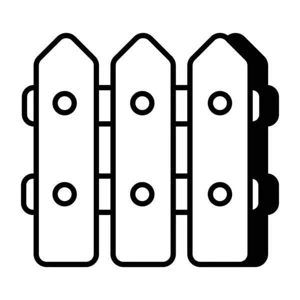 Icon Design Fence — стоковый вектор