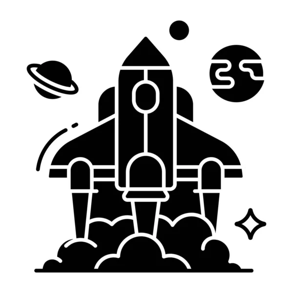 スペースシャトルの平面ベクトル設計 — ストックベクタ