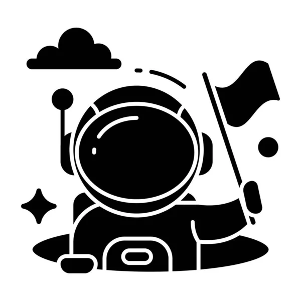 Иконка Астронавта — стоковый вектор