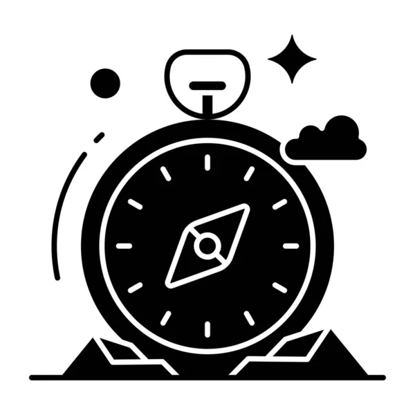 Modern Design Icon Compass — Stock Vector