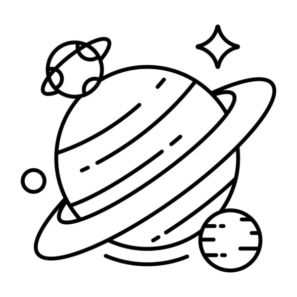 Modern Design Icon Solar System — Image vectorielle