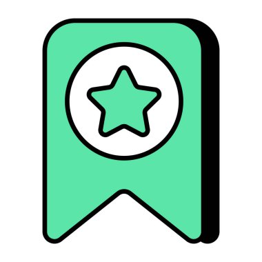 Yer imi simgesi, düzenlenebilir vektör 