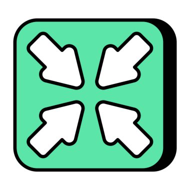 İç oklar için moda tasarım simgesi