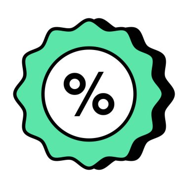 İndirim kuponunun vektör tasarımı