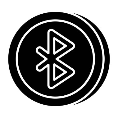 Modern tasarımda bluetooth işaret simgesi 
