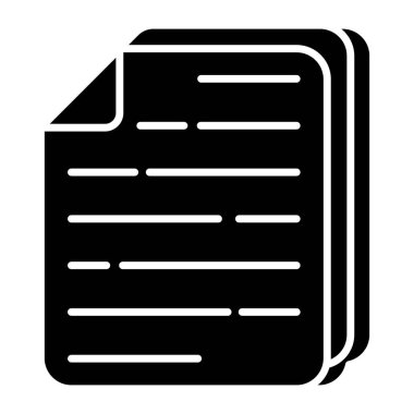 Dosyanın modern tasarım simgesi