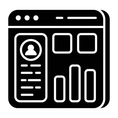 Web istatistiklerinin premimium indirme simgesi