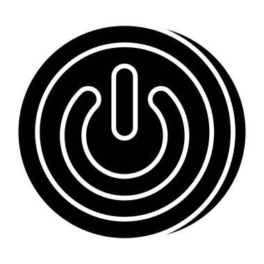 An icon design of shutdown 