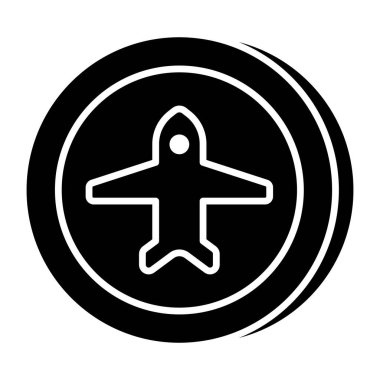 Uçağın modern tasarım simgesi.