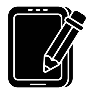 Düzenleme telefonunun bir simge tasarımı