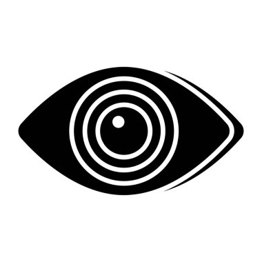 Gözün bir simge tasarımı 