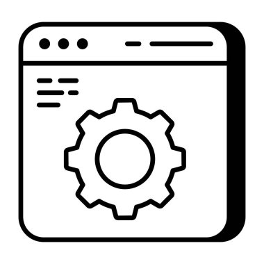 Web ayarlarının modaya uygun vektör tasarımı 