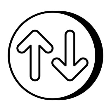 Karşıt yönlü ok simgesi