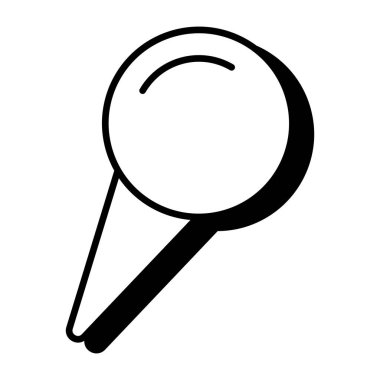 Moda tarzında tesettür iğnesi simgesi