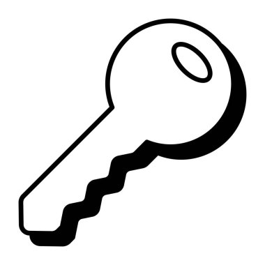 Premium download icon of key 