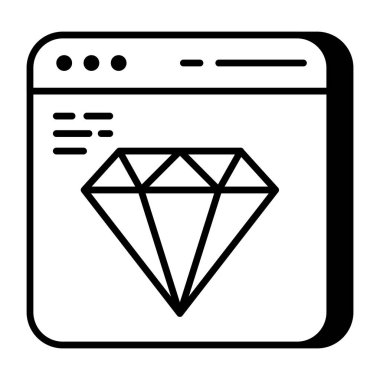 Premium web sitesinin trend vektör tasarımı