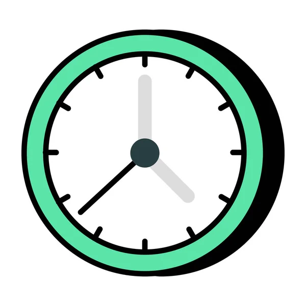 Ícone Design Editável Relógio Parede — Vetor de Stock
