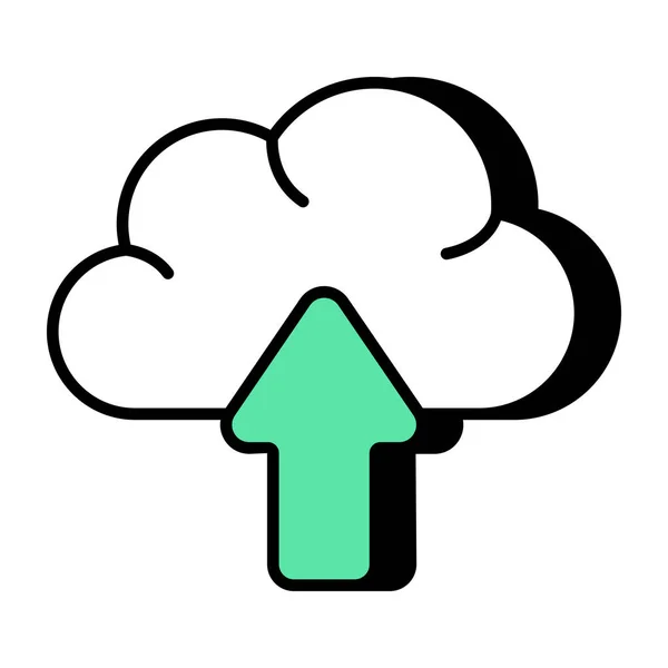 Modern Design Icon Cloud Upload — Stockvektor