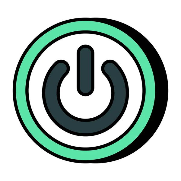 Icon Design Shutdown — Stockvektor