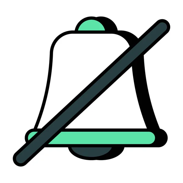 Editable Design Icon Bell — Stock Vector