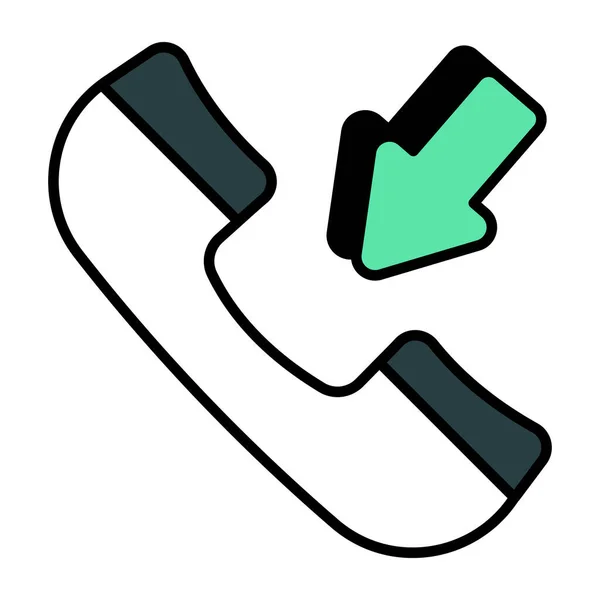 Colored Design Icon Incoming Call — Image vectorielle