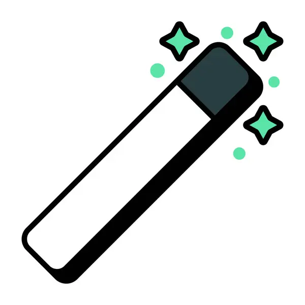 Ikona Kreativního Designu Kouzelné Hůlky — Stockový vektor