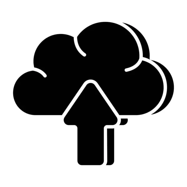 Modern Design Icon Cloud Upload — 스톡 벡터