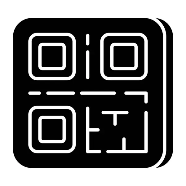Qr代码的完美设计图标 — 图库矢量图片