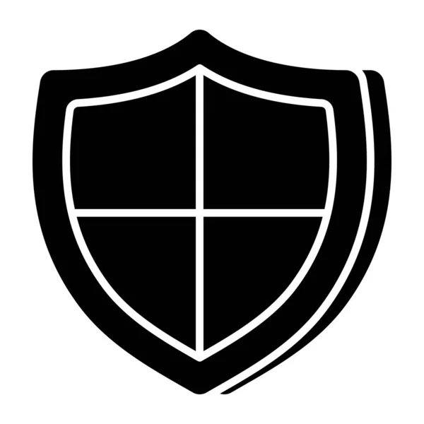 Icono Diseño Editable Del Escudo Seguridad — Archivo Imágenes Vectoriales